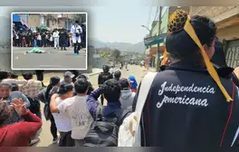 Hombre es asesinado de 20 disparos frente a colegio de SJL y bala perdida hiere a una madre
