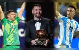 ¡Sin Messi, pero con Dibu y Lautaro! Mira la LISTA DE NOMINADOS al Balón de Oro 2024