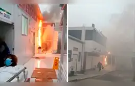 Incendio en Hospital María Auxiliadora: personal del nosocomio logra controlar siniestro en San Juan de Miraflores