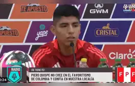 Piero Quispe y su firme respuesta previo al partido ante Colombia por las Eliminatorias: "Soy uno de los mejores"