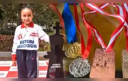 Niña peruana de 6 años logra medallas de oro y se convierte en tricampeona nacional de ajedrez