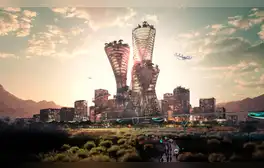 Así se verían Estados Unidos y México en el año 2050, según la IA: sin fronteras, robots humanoides y más