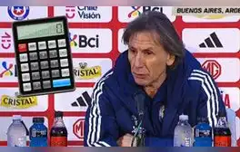 Ricardo Gareca no pierde la fe pese al mal momento de Chile: "Mientras matemáticamente tenga chance..."