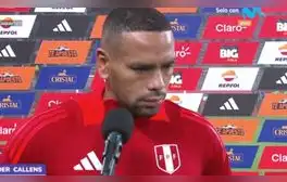 Alexander Callens reveló si fue culpa del comando técnico su cambio previo al gol de Colombia