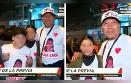 Hincha peruano lleva foto de su esposa al estadio para apoyar a la Bicolor: "Compré entradas, pero ella falleció"
