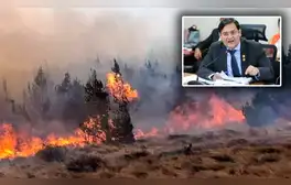 Incendio forestal en Lambayeque está descontrolado y gobernador regional pide apoyo a la Fuerza Aérea del Perú