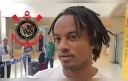 André Carrillo llegó a Brasil y reveló una de las razones que eligió para firmar por Corinthians