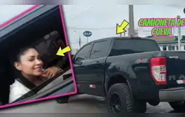 Pamela Franco posa feliz en camioneta de Christian Cueva y Pamela López: ‘Amor y fuego’ FILTRA foto