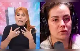 Magaly Medina confronta a esposa de Jesús Alzamora por llorar con críticas de Paco Bazán: “Me parece exagerada”