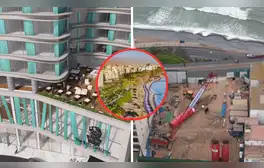 Un hotel de lujo de 5 estrellas en el Malecón de Miraflores que tendrá 20 pisos se está construyendo entre tanta controversia