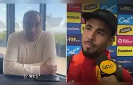 Alan Diez responde fuerte a Sergio Peña tras sufrir desplante en vivo: "¿Contra Ecuador viniste?"