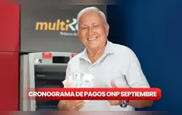 Cronograma de pagos ONP, septiembre: consulta AQUÍ las fechas para cobro de pensiones a jubilados