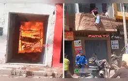 Peruana hace llorar a miles al lanzar a sus 2 perros por la ventana para salvarlos de morir durante incendio