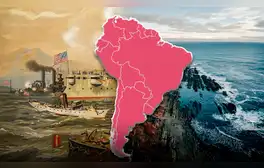 El único país de América Latina que tiene acceso a 3 océanos y superó a Estados Unidos con su fuerza naval en 1879
