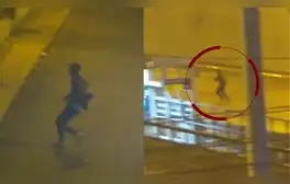 Persecución en Miraflores: hombre salta a la Vía Expresa para escapar tras ser acusado de robo