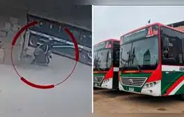 Empresa Santa Catalina dejará de operar por amenazas extorsivas: impactantes imágenes del tiroteo a sus buses