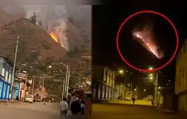 ¡Alerta! Incendio forestal afecta a Lima: centro poblado de Huaral en llamas por siniestro ambiental