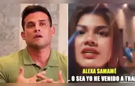 Alexa Samamé, exsaliente de Christian Domínguez, lo acusa de ARMAR ESCENA para impedir su presentación en local