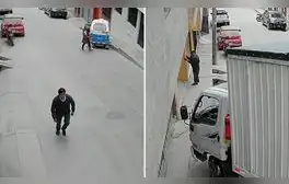 Hombre se salva de accidente tras resbalar en pendiente y en redes dicen:"Es sobrenatural"