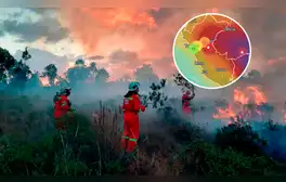 Incendios forestales sofocan a Perú: contaminación por humo alcanza niveles peligrosos en 3 ciudades