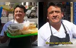 Peruano trabaja como ambulante a pesar de tener cevichería: “El negocio ha bajado”