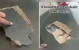 Conductor revisa la reparación de su auto y descubre lo impensado: “Fibra de 'cartono'”