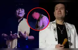 Deyvis Orosco rompe en llanto al ver cantar a su padre fallecido en emotiva presentación gracias a la tecnología