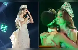 Luciana Fuster deja su título de Miss Grand Perú entre lágrimas y es ovacionada por fans