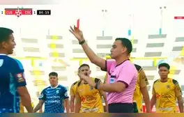 ¡Partido de locura! Árbitro del Sporting Cristal vs. Cusco cobró penal, expulsó a dos jugadores y terminó anulando todo