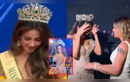 Fan le entrega emotivo regalo a Luciana Fuster tras verla romper en llanto en el Miss Grand Perú