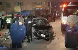 Policía en estado de ebriedad protagoniza triple choque y deja como saldo un fallecido en Juliaca