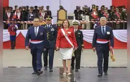 Dina Boluarte en la ceremonia por el Día de las Fuerzas Armadas: "Los enemigos del Perú jamás nos van a vencer"