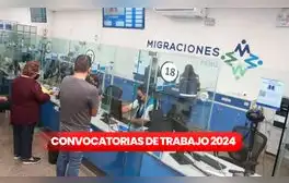 Migraciones LANZA una convocatoria laboral y está en busca de egresados técnicos y universitarios, con sueldos de hasta S/9.000