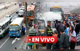Paro de transportistas HOY EN VIVO: Metropolitano, Línea 1 del Metro de Lima cambian horario por huelga de transporte