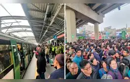 Línea 1 del Metro de Lima reporta demoras en medio del paro de transportistas contra extorsiones