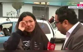 Paro de transportistas: joven rompe en llanto al ser bajada de bus Etsibosa en Villa El Salvador