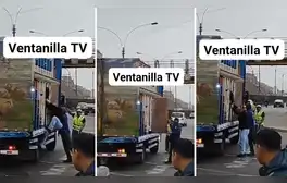 Paro de transportistas: camiones de carga hacen colectivo en Ventanilla y cobran hasta S/3.00 por ruta