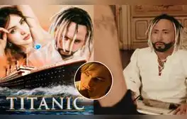 Zumba y Rosángela Espinoza recrean CANDENTE escena de 'Titanic' y usuarios los trolean: "Jack de Temu"