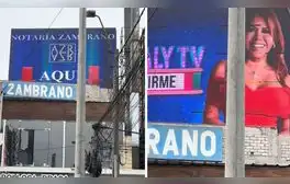 Captan que notaría de Alfredo Zambrano hace publicidad a Magaly Medina: “Marcando territorio”