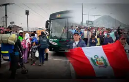 Paro de transportistas en Lima y Callao provoca desde marchas hasta clases virtuales en 14 distritos