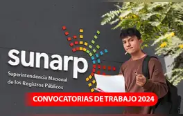 ¿Buscas chamba? Sunarp abre convocatoria para universitarios con sueldos de hasta S/1.100: conoce como postular
