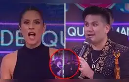 Deyvis Orosco ABANDONA set de 'Mande quien mande' EN VIVO junto a Grupo Néctar tras incidente con Pía Copello