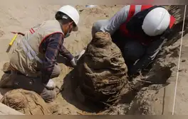 Hallazgo en Perú: arqueólogos desentierran fardos funerarios de más de 800 años de antigüedad en Ica
