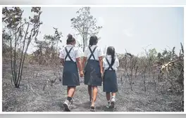 Niños indígenas son los más afectados por los incendios forestales