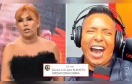Edwin afirma que Magaly "se picó" porque le recordó que engañó a Milena y lo critican en redes: "Te dijo tu verdad"