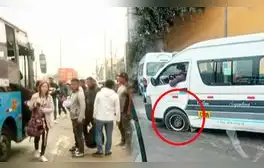 Paro de transportistas en Callao: pinchan llantas de autos colectivos y pasajeros varados