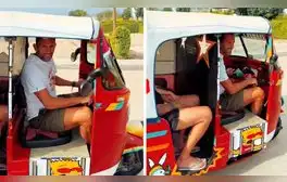 Hernán Barcos se luce en mototaxi ‘pirata’ durante sus vacaciones en Alianza Lima: “Humildad”