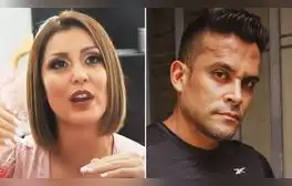 ¿Tiene celos? Christian Domínguez le hace escena a Karla Tarazona EN VIVO: "Me lo restriega en la cara"