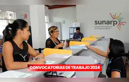 ¿Buscas prácticas? Sunarp abre convocatoria para egresados con sueldos de hasta S/1.100: link para postular