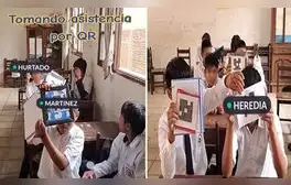 Profesora es viral tras mostrar como registra la asistencia de sus alumnos sin llamar lista: "Con QR"